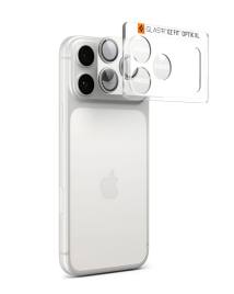 Προστασία Κάμερας Spigen Optik Pro XL Glass Ez Fit για Apple iPhone 17 Pro Max Ασημί