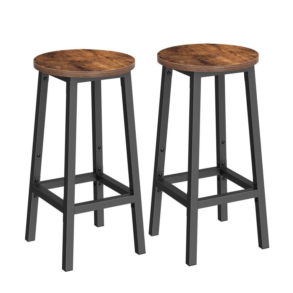 Vasagle Σετ Μεταλλικά Σκαμπό Bar 32 x 32 x 65 cm 2 τμ  (LBC32X) (VASLBC32X)