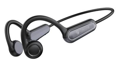 CELEBRAT neckband earphones SE9, OWS Bone Conduction, 16.3mm, 180mAh, μαύρα