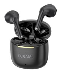 CELEBRAT earphones με θήκη φόρτισης W79, True Wireless, 13mm, 30/300mAh, μαύρα