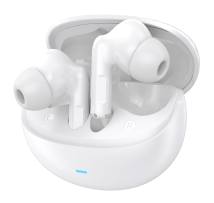 CELEBRAT earphones με θήκη φόρτισης W80, True Wireless, 13mm, 30/230mAh, λευκά