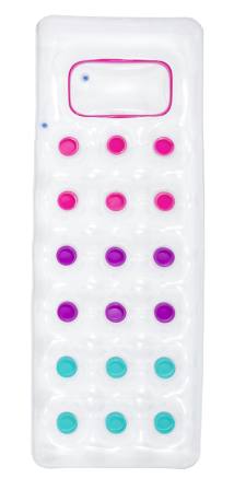 BESTWAY φουσκωτό στρώμα θαλάσσης 43040, 188x71cm, διάφανο