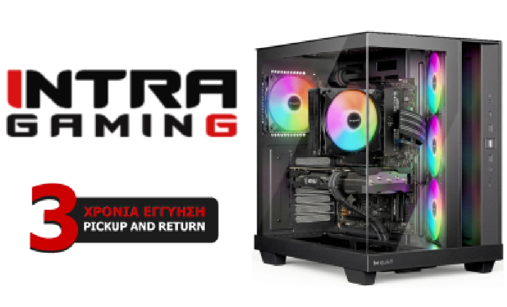 INTRA PC AMD GAMING, AMD RYZEN 5 9600X, 16GB DDR5 5600MHz, NVIDIA VGA RTX 5060 8GB, 1TB SSD NVMe, LAN GB, MIDI TOWER, 650W PSU, 
