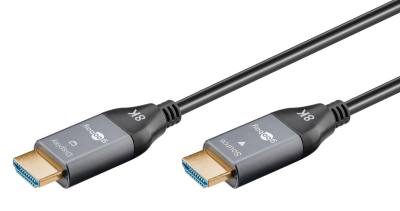 GOOBAY καλώδιο HDMI 2.1 76278 με Ethernet, AOC, 8K/60Hz, 48 Gbps, 50m, μαύρο