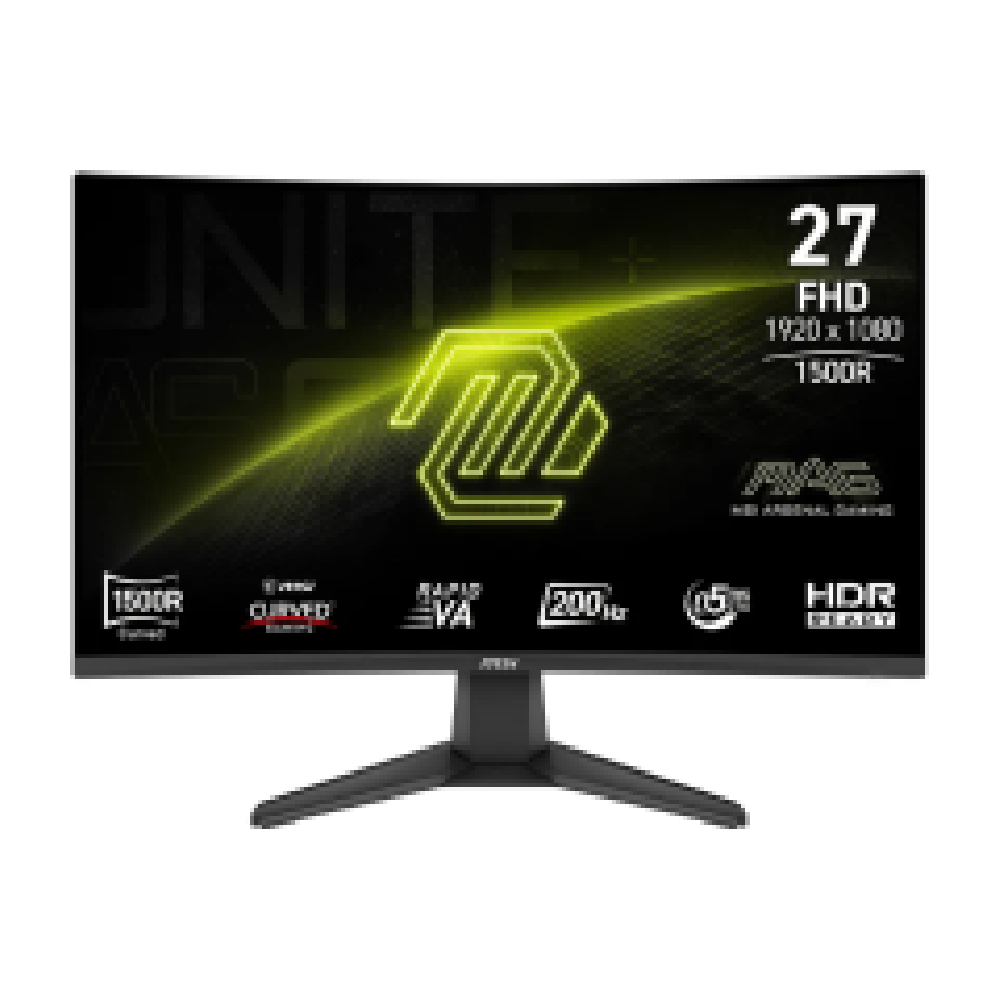MSI MONITOR GAMING MAG 276CF E20, CURVED VA FHD, 27", 16:9, 250CD/M2, 3000:1, 0.5MS, 200Hz, 1920x1080, 2xHDMI/ 1xDP/ HP OUT, TIL