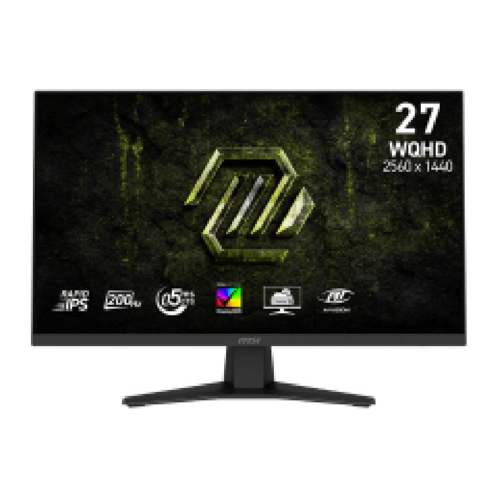 MSI MONITOR GAMING MAG 274QF E20, 27", 16:9, 300CD/M2, 1000:1, 0.5MS, 200Hz, 2560x1440, 2xHDMI/ 1xDP/ HP OUT, TILT, BLACK, 3YW.