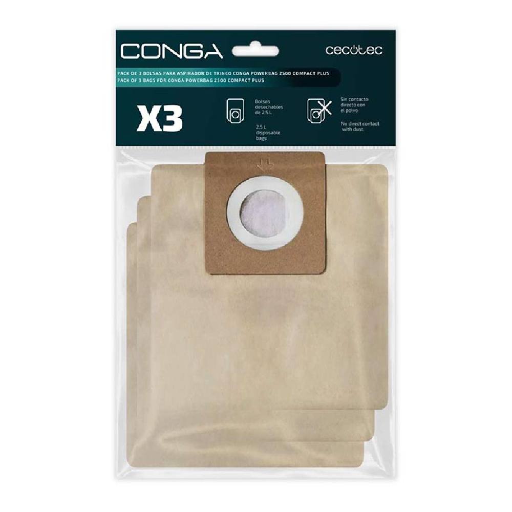 Σακούλα για την Ηλ. Σκούπα Conga Power Bag 2500 Compact Plus 3τμχ.