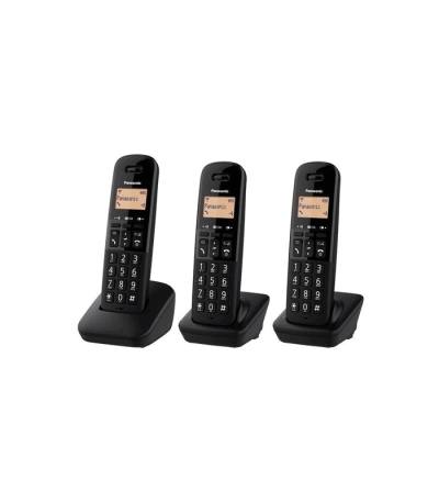 Ασύρματο Ψηφιακό Τηλέφωνο Panasonic KX-TGB613 EU Trio Μαύρο