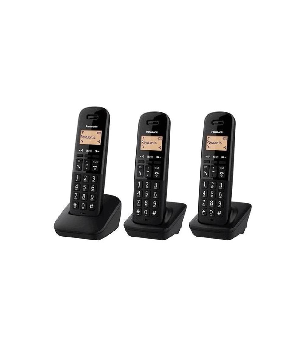 Ασύρματο Ψηφιακό Τηλέφωνο Panasonic KX-TGB613 EU Trio Μαύρο