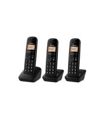 Ασύρματο Ψηφιακό Τηλέφωνο Panasonic KX-TGB613 EU Trio Μαύρο