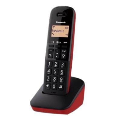 Ασύρματο Ψηφιακό Τηλέφωνο Panasonic KX-TGB610 EU Μαύρο - Κόκκινο με Πλήκτρο Αποκλεισμού Κλήσεων