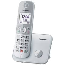 Ασύρματο Ψηφιακό Τηλέφωνο Panasonic KX-TG6851 EU  με Μεγάλη Οθόνη και Ανοιχτή Ακρόαση Ασημί