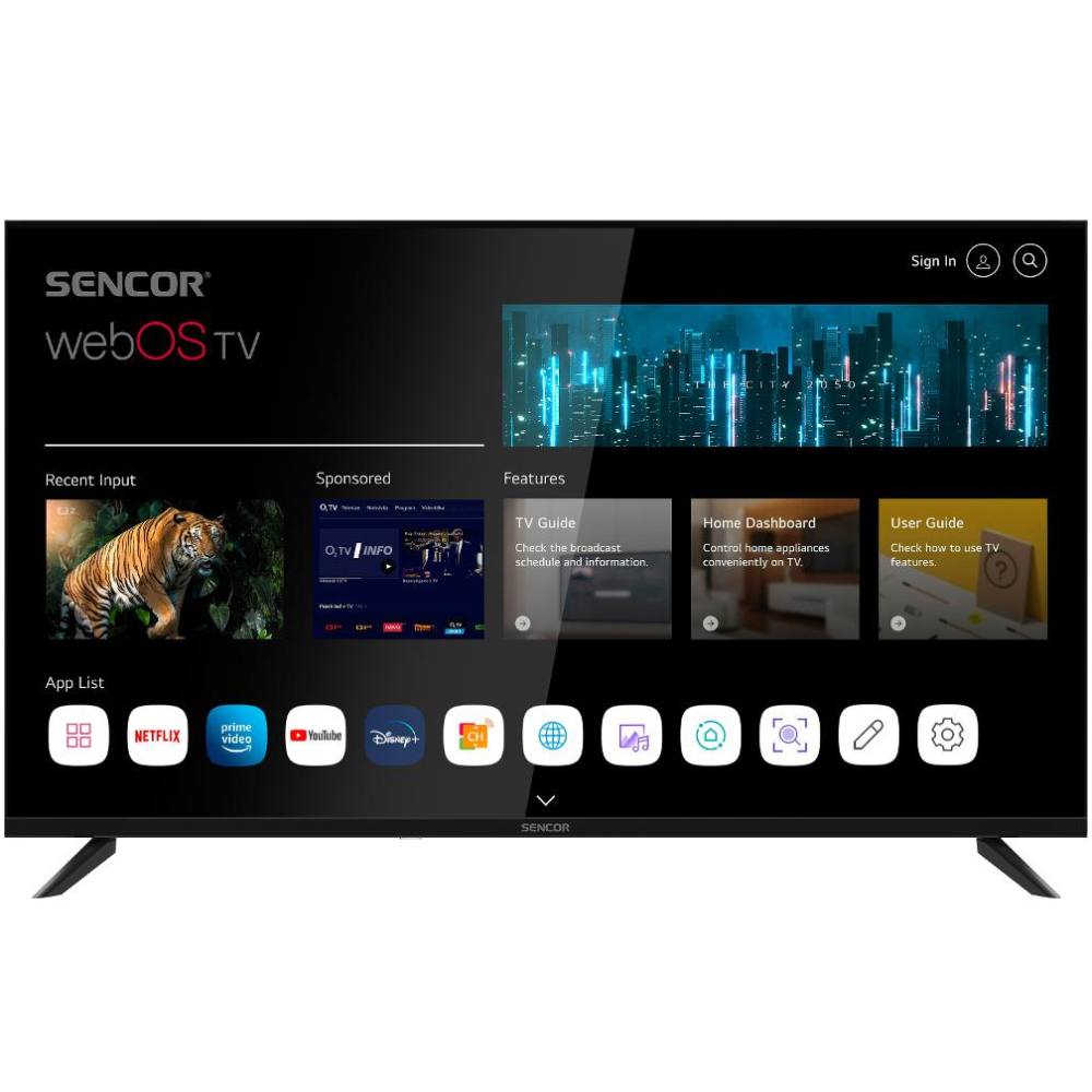 Τηλεόραση Sencor SLE 40FS804B webOS SMART TV HDR10 FULL HD 1920 x 1080p 40"