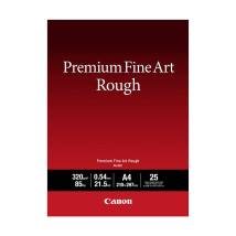 Canon FA-RG1 Photo Paper Premium Fine Art Rough A4 (21x30) 320gr/m² for Printers Inkjet 25 Sheets (4562C001) (CANFA-RG1A4)
