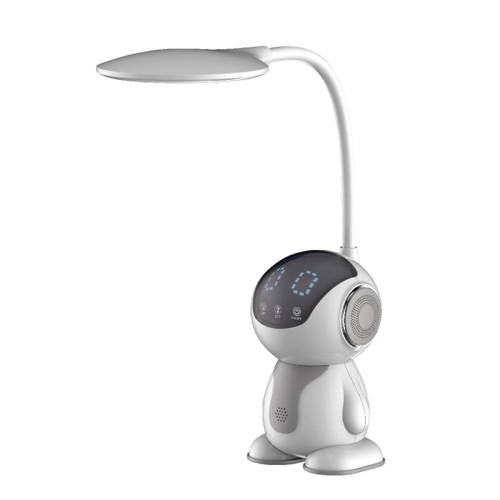 Φωτιστικό με Λάμπα LED Maxcom ML4900 Astral 500 Lumens IP20 με 3 Επίπεδα Φωτεινότητας και Πλήκτρα Αφής Γκρι-Λευκό