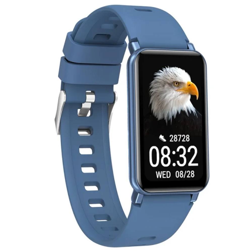Maxcom Smart Band FW53 Nitro 1.45" 160mAh GPS IP68 με 37 Επιλογές Άσκησης και Μετρήσεων Μπλε