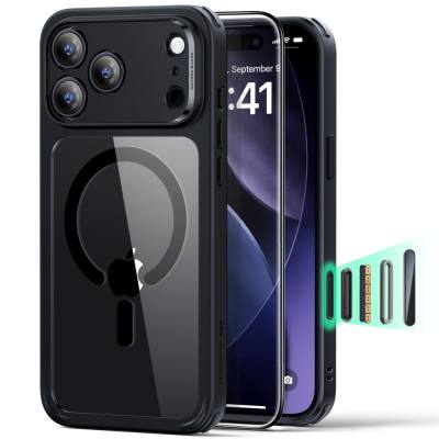 Θήκη Esr Classic Hybrid Magsafe με Tempered glass για iPhone Apple 17 Pro  Διάφανο-Μαύρο