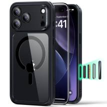 Θήκη Esr Classic Hybrid Magsafe με Tempered glass για iPhone Apple 17 Pro  Διάφανο-Μαύρο