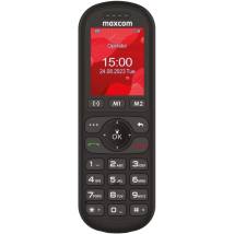 Maxcom MM39D SE 4G 2.4" 1000mAh με Μεγάλα Πλήκτρα, Ραδιόφωνο και Βάση Φόρτισης Μαύρο