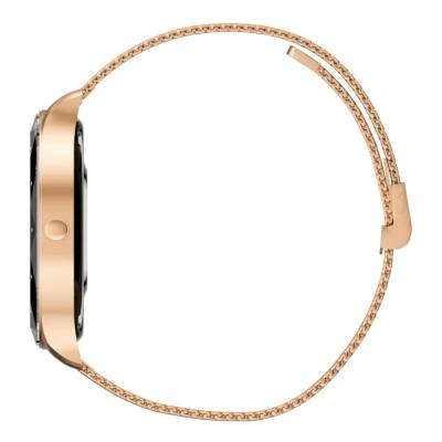 Maxcom Smartwatch FW52 Diamond 1.06" 150mAh IP67 με Έξτρα Λουράκι και Δυνατότητα Ειδοποιήσεων Χρυσό