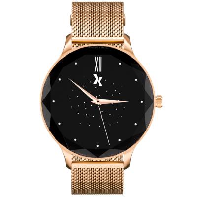 Maxcom Smartwatch FW52 Diamond 1.06" 150mAh IP67 με Έξτρα Λουράκι και Δυνατότητα Ειδοποιήσεων Χρυσό