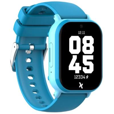 Smartwatch Maxcom FW49 Kiddo 4G 1.52” IPS 670mAh IP67 με 20mm Silicon Band και SOS Button Μπλέ με Δυνατότητα Κλήσεων