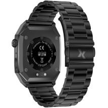 Smartwatch Maxcom FW65 Iron S 1.95” Amoled IP68 400mAh με Έξτρα Λουράκι Μαύρο