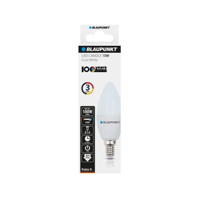 Λάμπα LED Κερί 10W C37 E14 6000K 820 lm 220° Ψυχρό Λευκό