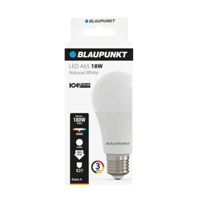 Λάμπα LED Κλασική 18W A65 E27 4000K 1980 lm 230° Φυσικό Λευκό
