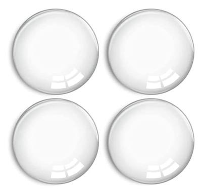 HOME USE στοπ πόρτας HUH-0263, αυτοκόλλητο, PU πλαστικό, 40x8mm, διάφανο, 4τμχ