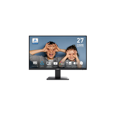 MSI MONITOR PRO MP273U, FLAT IPS UHD 4K, 27", 16:9, 300 CD/M2, 1000:1, 4MS, 60Hz, 3840x2160, 2xHDMI/ DP/ HP OUT, 2X3W SPEAKERS, 