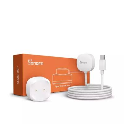 SONOFF Σετ αισθητήρα διαρροής/πλημμύρας ZigBee SNZB-05P + Καλώδιο WLDC200 (SNZB-05PC) (SONSNZB-05PC)