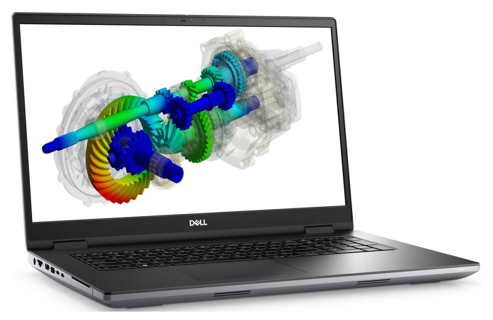 DELL Laptop Precision 7770, Factory Refurbished Grade A, i7-12850HX, 64/512GB SSD, 17.3", Cam, RTX A4500, Windows 11 Pro