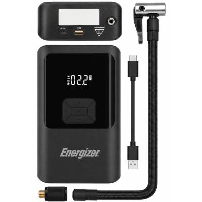 Power Bank Energizer JE10000JP 10000mAh PD15W QC 1xUSB-A 1xUSB-C Προσάρτημα Εκκίνησης Αυτοκινήτου 1500A and Air Pump 11 bar Μαύρ