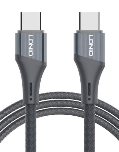 LDNIO καλώδιο USB-C LC632c, 100W, 480Mbps, 2m, μαύρο