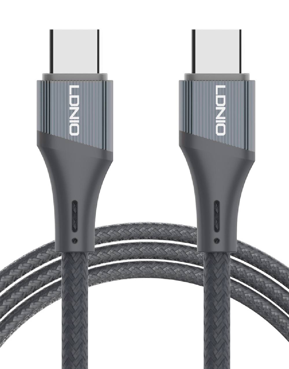 LDNIO καλώδιο USB-C LC632c, 100W, 480Mbps, 2m, μαύρο