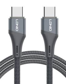 LDNIO καλώδιο USB-C LC632c, 100W, 480Mbps, 2m, μαύρο