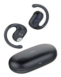 LDNIO earphones με θήκη φόρτισης T07, OWS Bone Conduction, 15mm, 60/500mAh, μαύρα