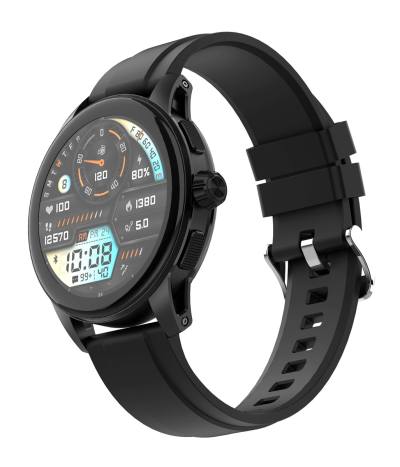 LDNIO smartwatch SW05, heart rate, 1.39" TFT, lP68, μαύρο