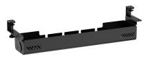 BRATECK cable management γραφείου CC11-22-2, μεταλλικό, 894x167x196mm, μαύρο
