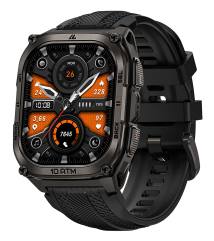 KOSPET smartwatch TANK M4, heart rate, 1.96" AMOLED, GPS, 10 ATM & IP69K, μαύρο