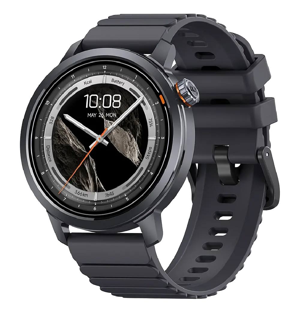 KOSPET smartwatch Orb, heart rate, 1.43" AMOLED, IP68, μαύρο