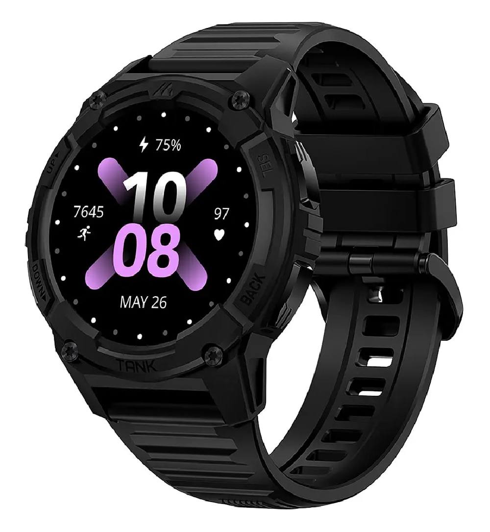 KOSPET smartwatch TANK S2, heart rate, 1.32" AMOLED, GPS, 5 ATM & IP69K, μαύρο