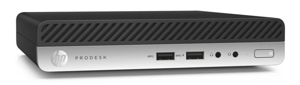 HP PC ProDesk 400 G4 Micro, Refurbished Grade A Repainted, i5-8500T, 8/256GB M.2, WiFi, FreeDOS