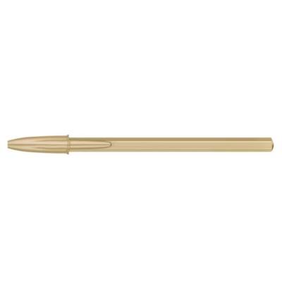 BIC Cristal Original Pen Ballpoint Gold 1.0mm (302522) (BIC302522)
