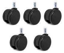 POWERTECH σετ ανταλλακτικά ροδάκια για PT-1390 καρέκλα γραφείου, 5τμχ