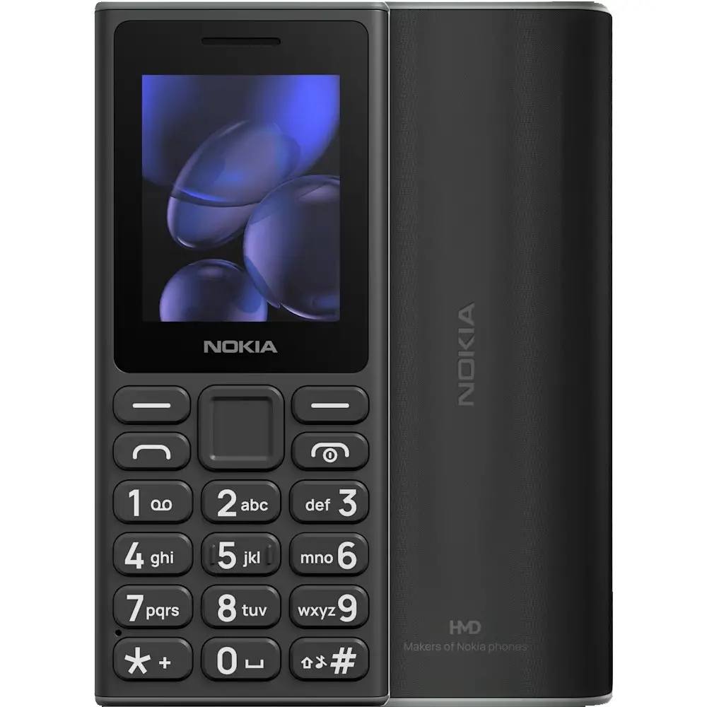 Nokia 105 (2024) Dual Sim 2" Μαύρο
