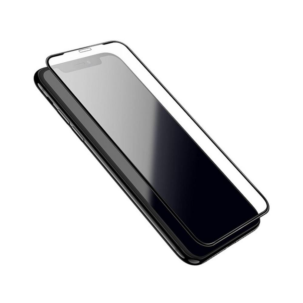 Tempered Glass Hoco 0.33mm Flash Attach Full Silk Screen HD για Apple iPhone X / XS / 11 Pro Μαύρο