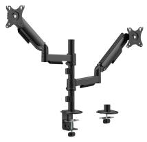 POWERTECH βάση γραφείου για 2x οθόνες PT-1628, 17-32", έως 9kg