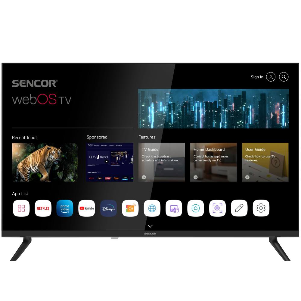 Τηλεόραση Sencor SLE 32S810B webOS SMART TV HD Ready HDR 10 32"